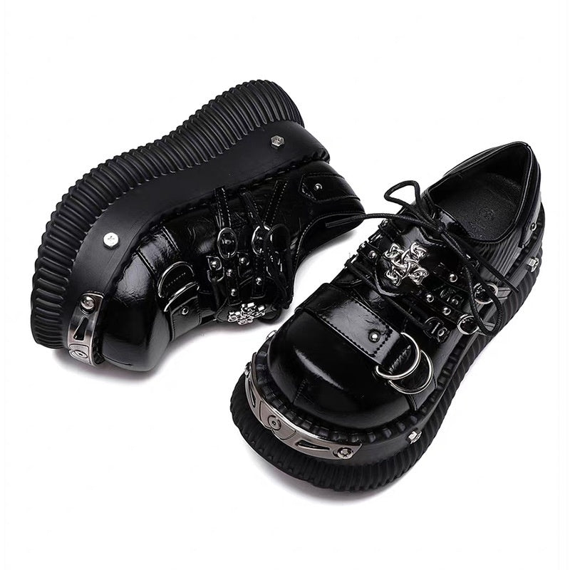 Dark Doll Chunky Platform Shoes