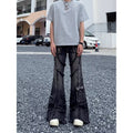 Statement Colorblock Slim Flare Denim