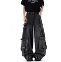 Unisex Heavyweight Pocket Detail Cargo Jeans