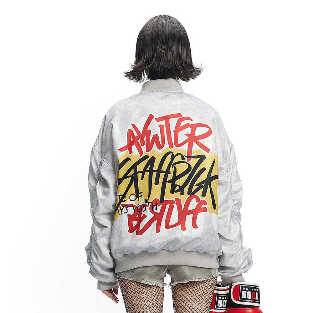 Urban Anarchy Graffiti Letter Pilot Jacket