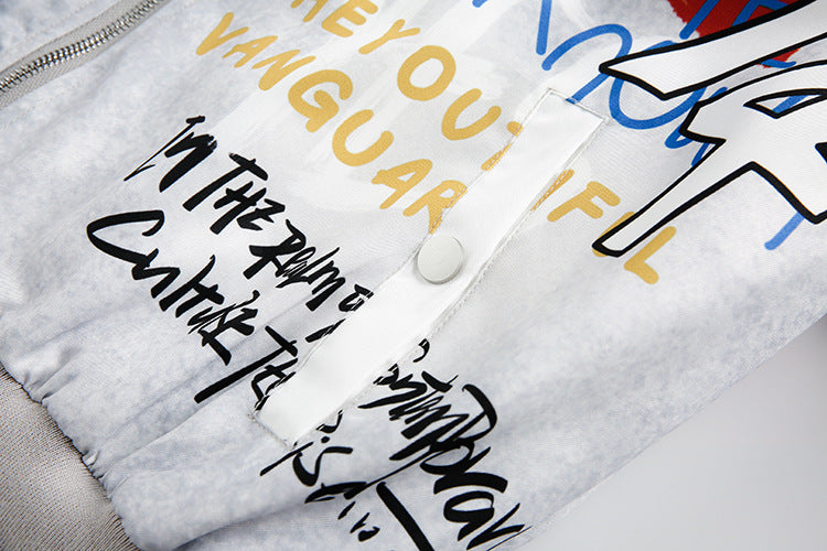 Urban Anarchy Graffiti Letter Pilot Jacket