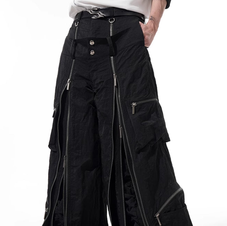 Double-Zip Gothic Combat Pants