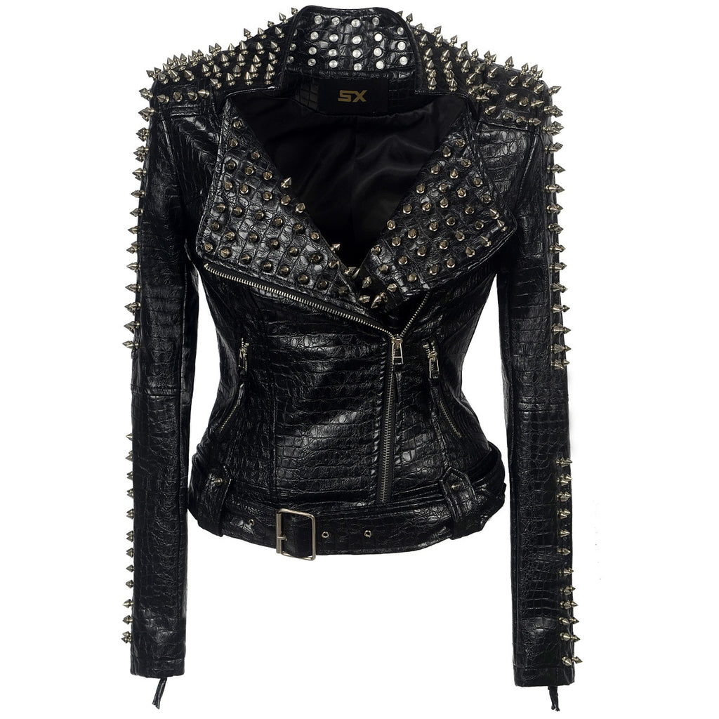 Alt Rebel Spiked Moto Jacket