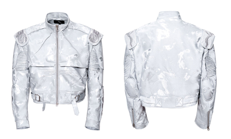 Y2K Cyber Punk Motorcycle Jacket