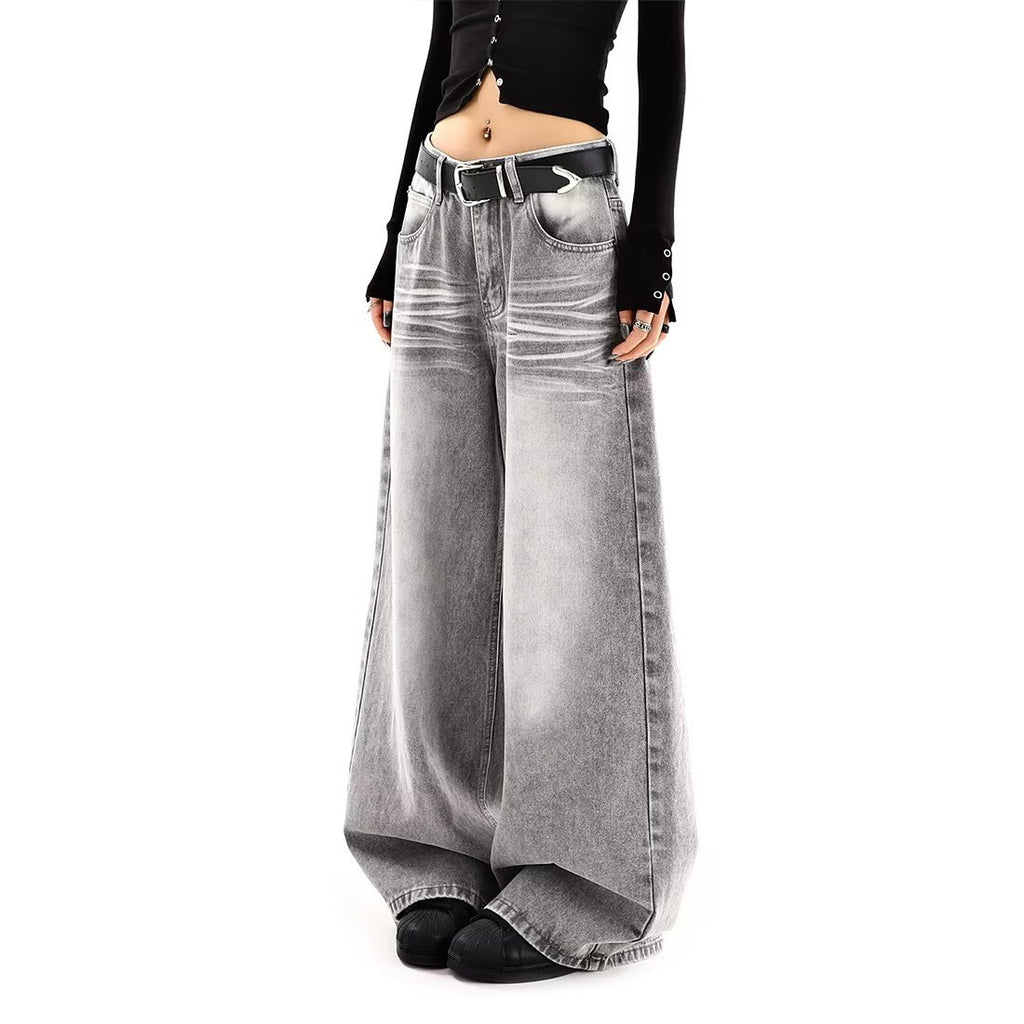 Urban Muse High-Waist Loose Wide-Leg Jeans