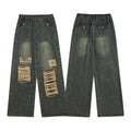 Art School Men's Patch Ripped Denim Jeans