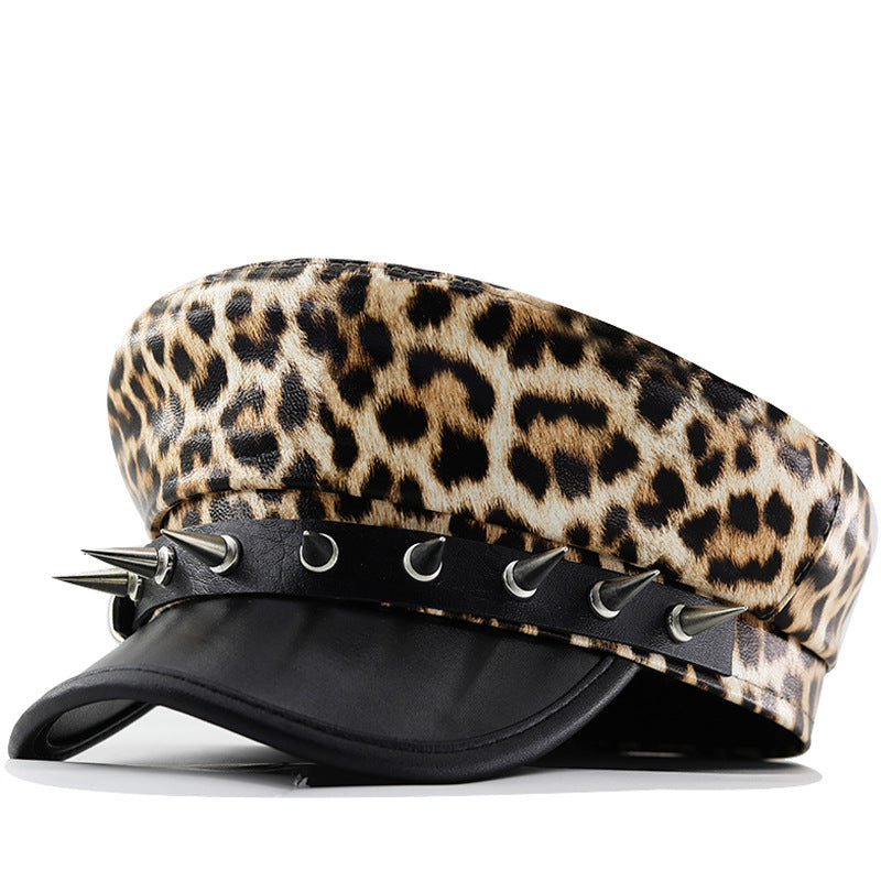 Wild Edge Y2K Leopard Luxe Statement Hat