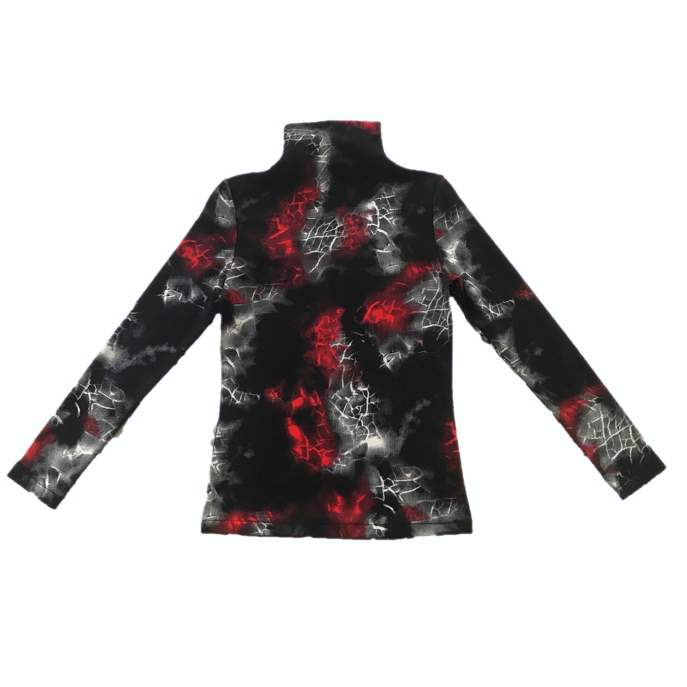Shadow Cobweb Glove-Sleeve Gothic Top