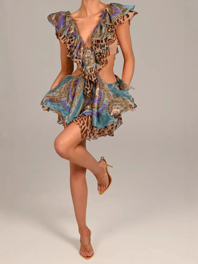 Enchanted Wild Irregular Ruffle Skirt