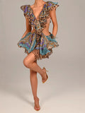 Enchanted Wild Irregular Ruffle Skirt