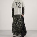 Retro Hip-Hop Star Graphic Print Trousers