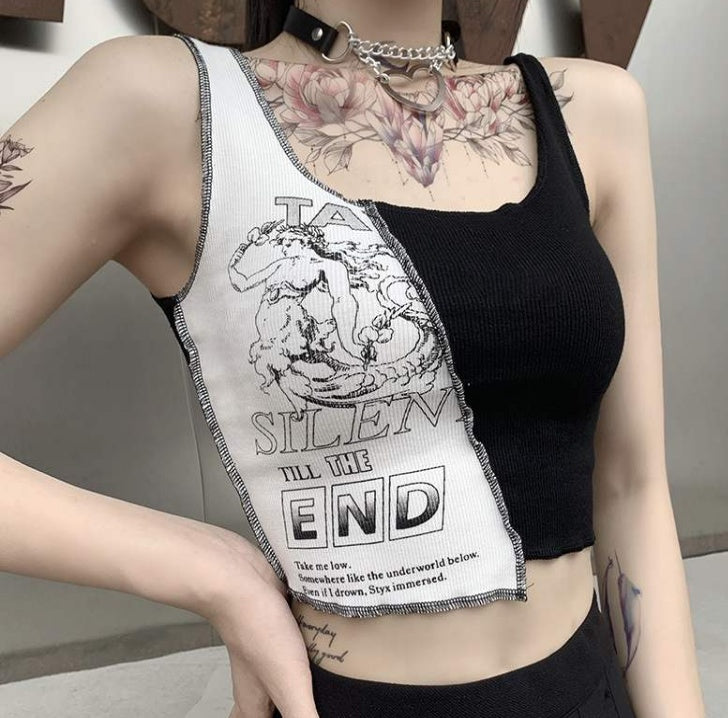 Digital Doll contrast top