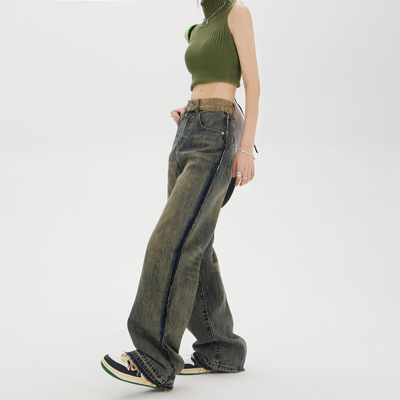 Cyber Muse Baggy vintage wash Jeans