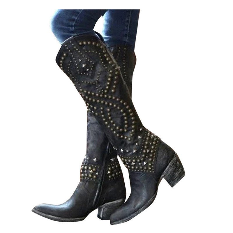 Outlaw Doll Studded Cowgirl Boots