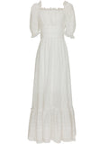 Meadow Muse Square-Neck Bubble Dress