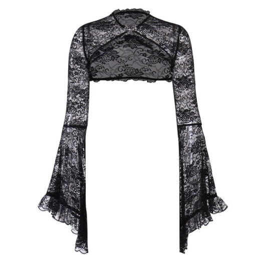 Ethereal Cheongsam Lace Cardigan