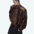 Architectural Shoulder Urban Denim Jacket
