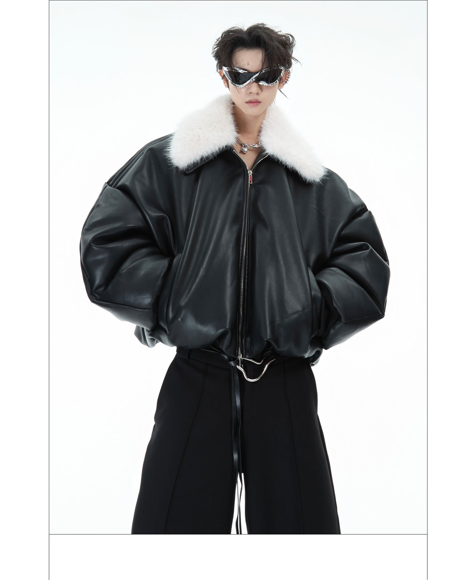 Men’s Oversized Fur Urban Jacket