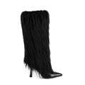 Feral Fur Queen Stiletto Boots