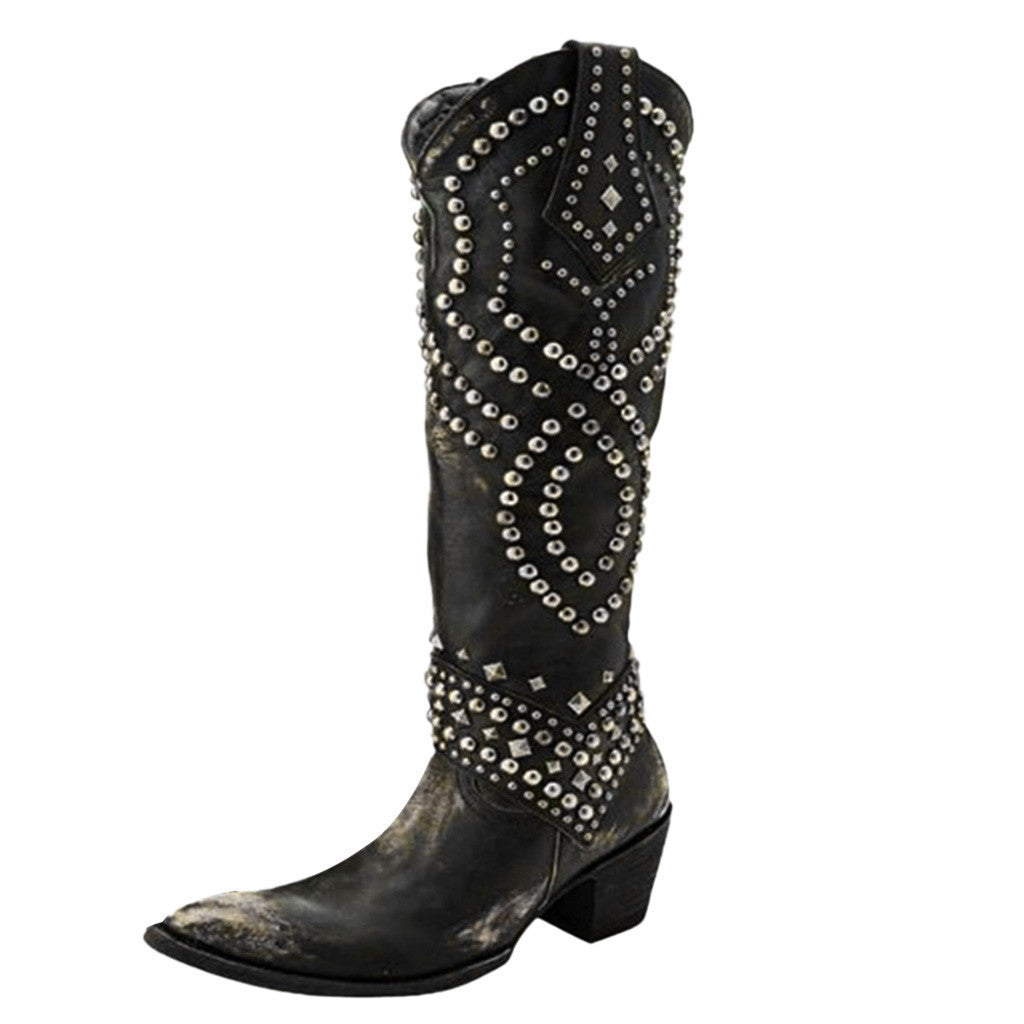Outlaw Doll Studded Cowgirl Boots
