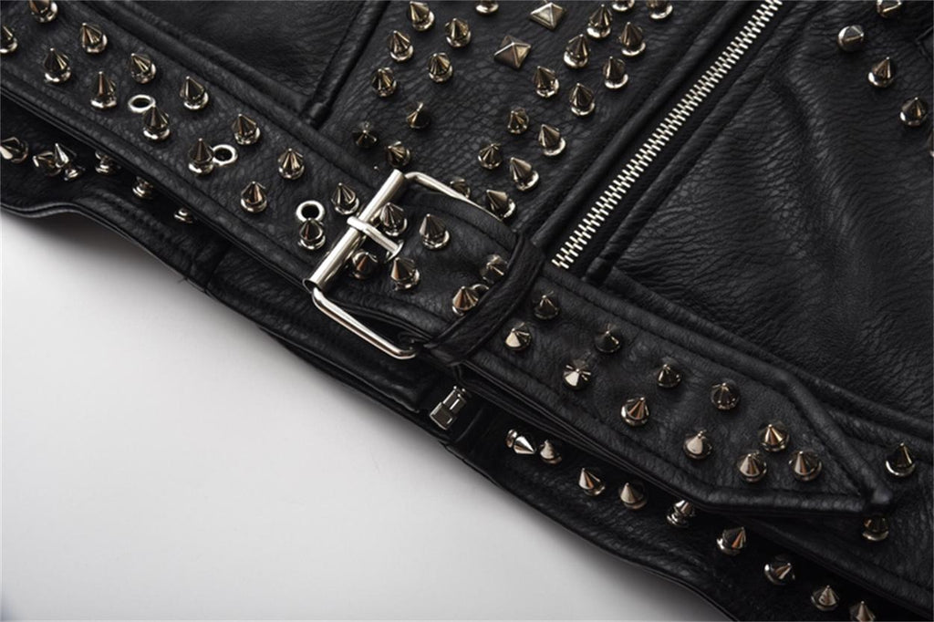Underground Rock Studded Skeleton Jacket