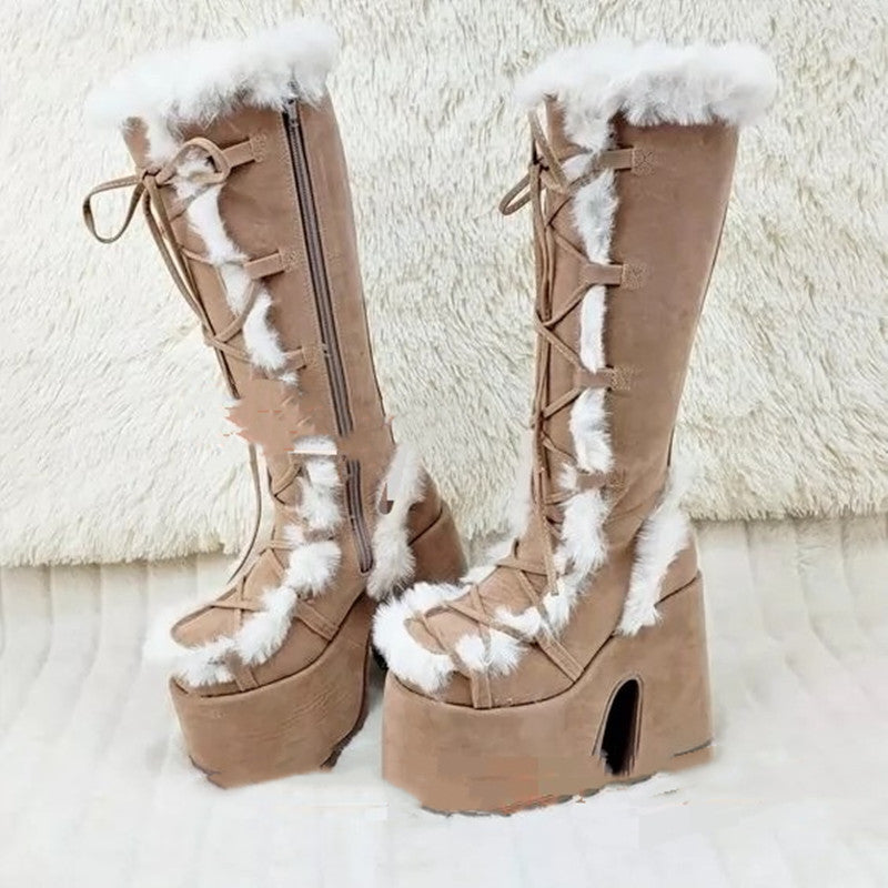 Y2K Tokyo Gyaru Platform Boots