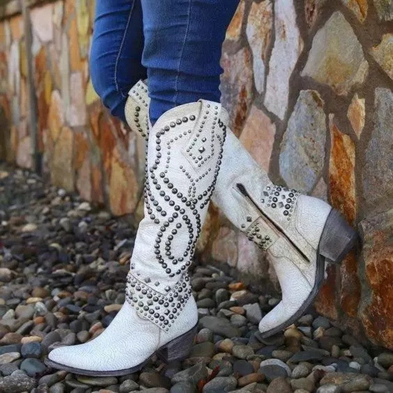 Outlaw Doll Studded Cowgirl Boots