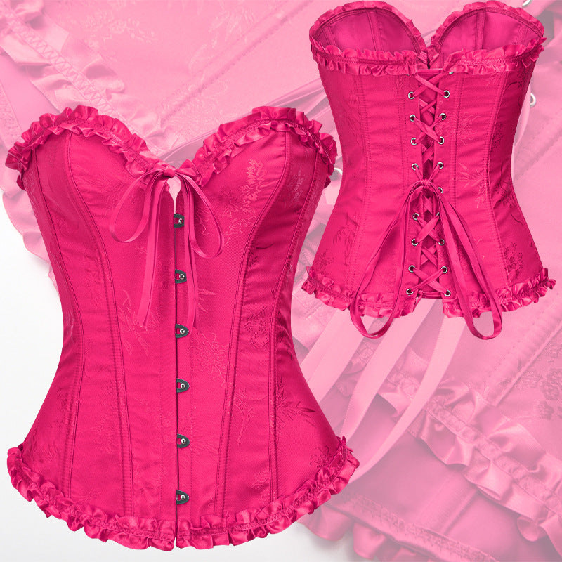 Victorian Rose Corset Waist Top