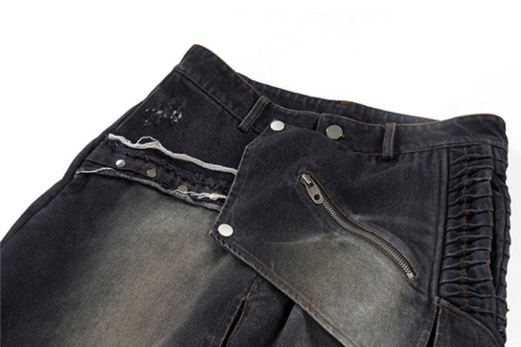 Avant-Garde Deconstructed Slayer Baggy Jeans