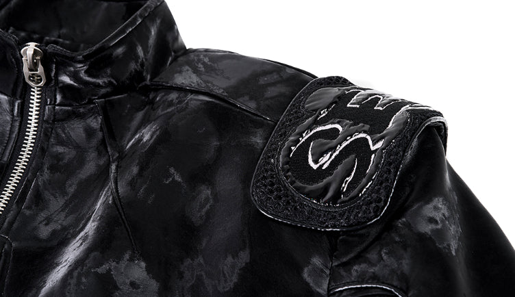 Y2K Cyber Punk Motorcycle Jacket