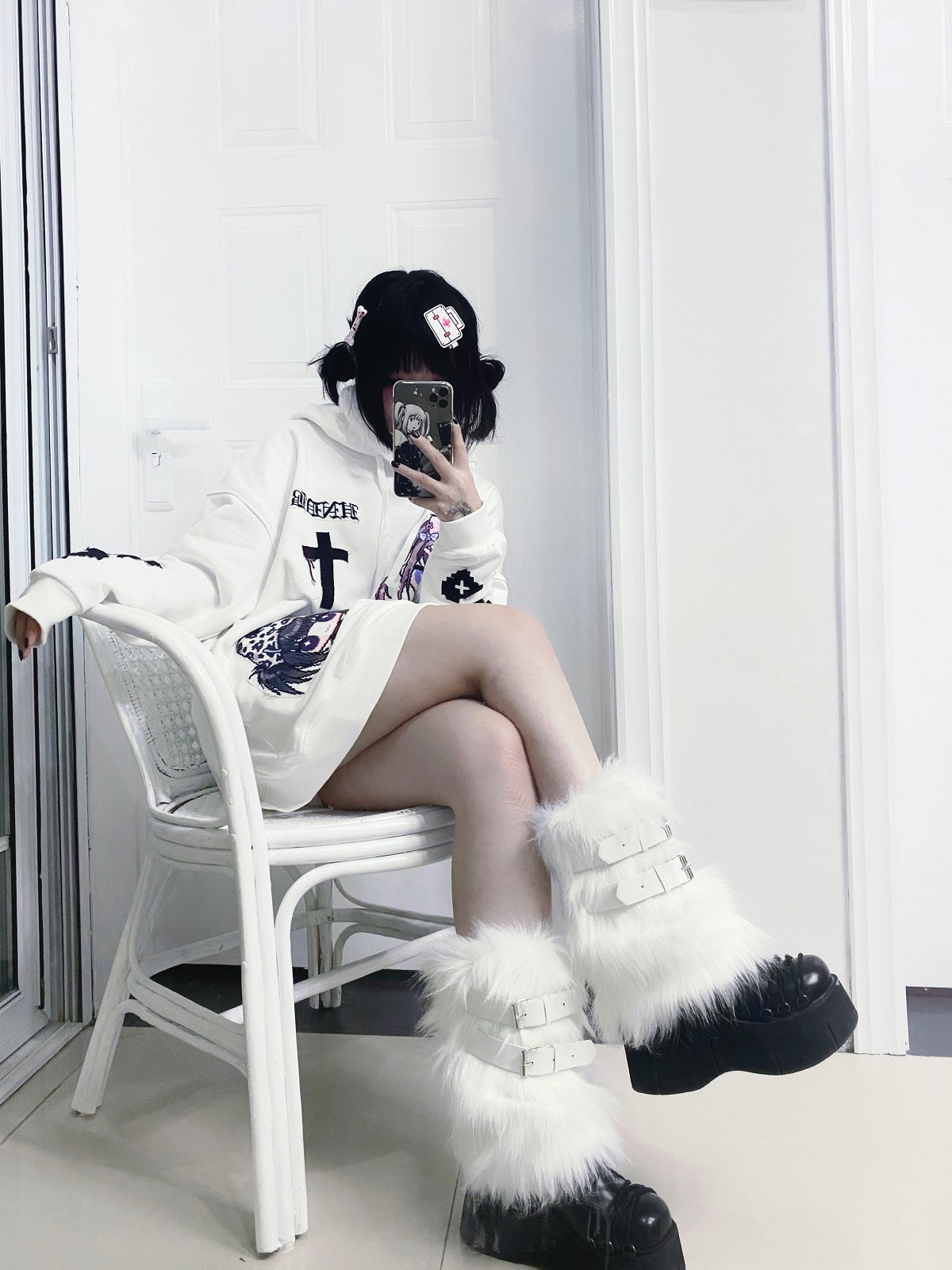 Y2K Harajuku Buckle Socks