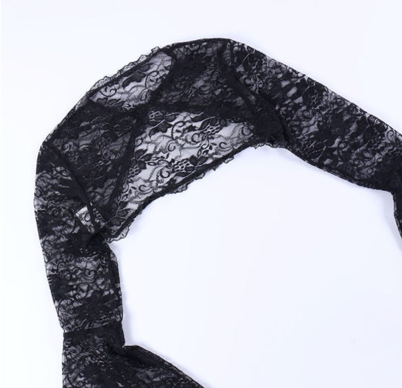 Ethereal Cheongsam Lace Cardigan