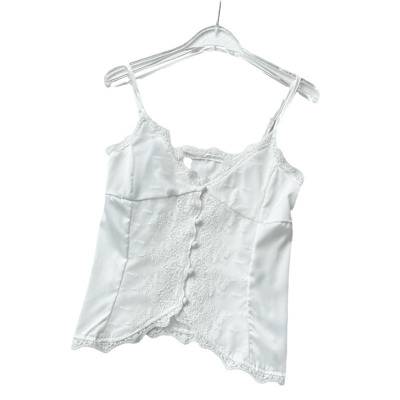 Y2K Babygirl Lace Satin Cami