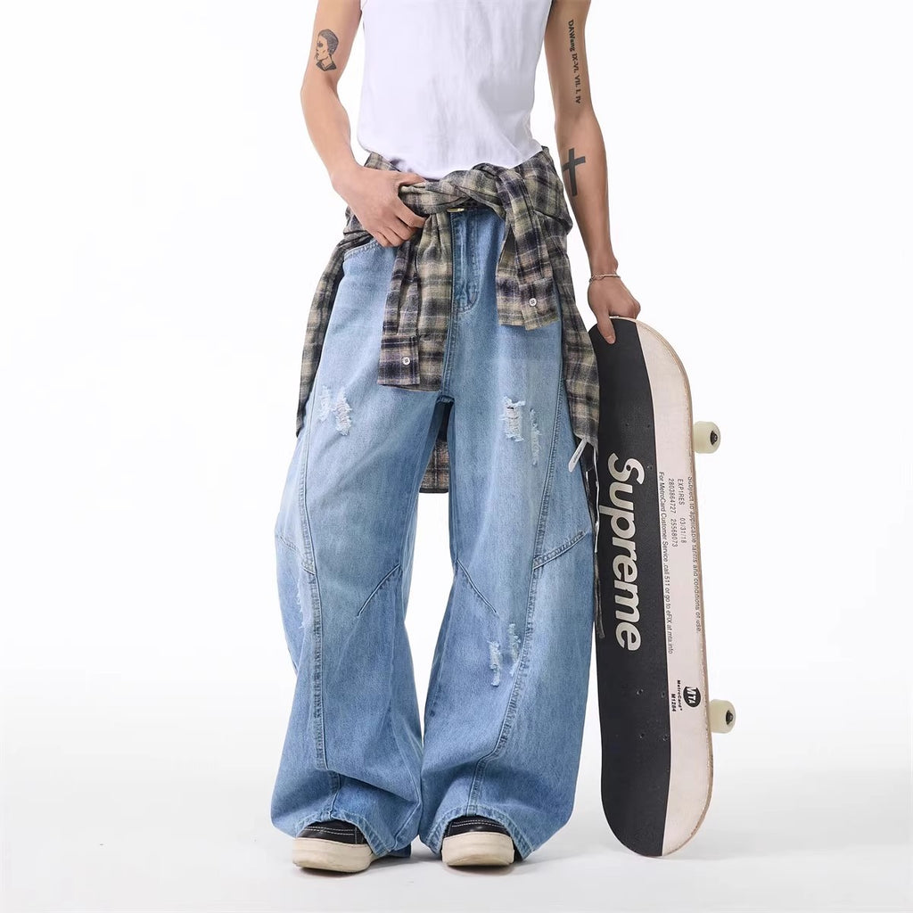 Classic Utility Barrel Denim Jeans