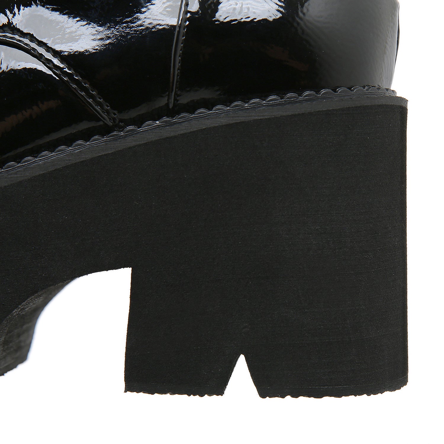 Industrial Chain Platform Combat Boots