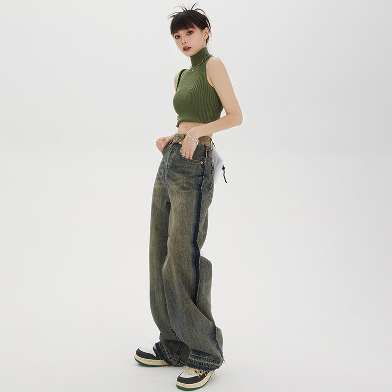 Cyber Muse Baggy vintage wash Jeans