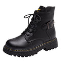 Classic UK-Inspired Thick-Soled Ankle Boots
