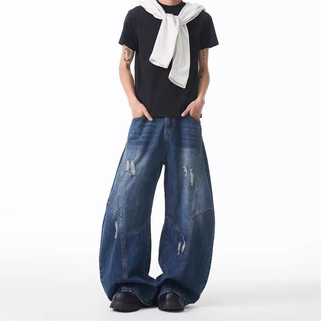 Classic Utility Barrel Denim Jeans