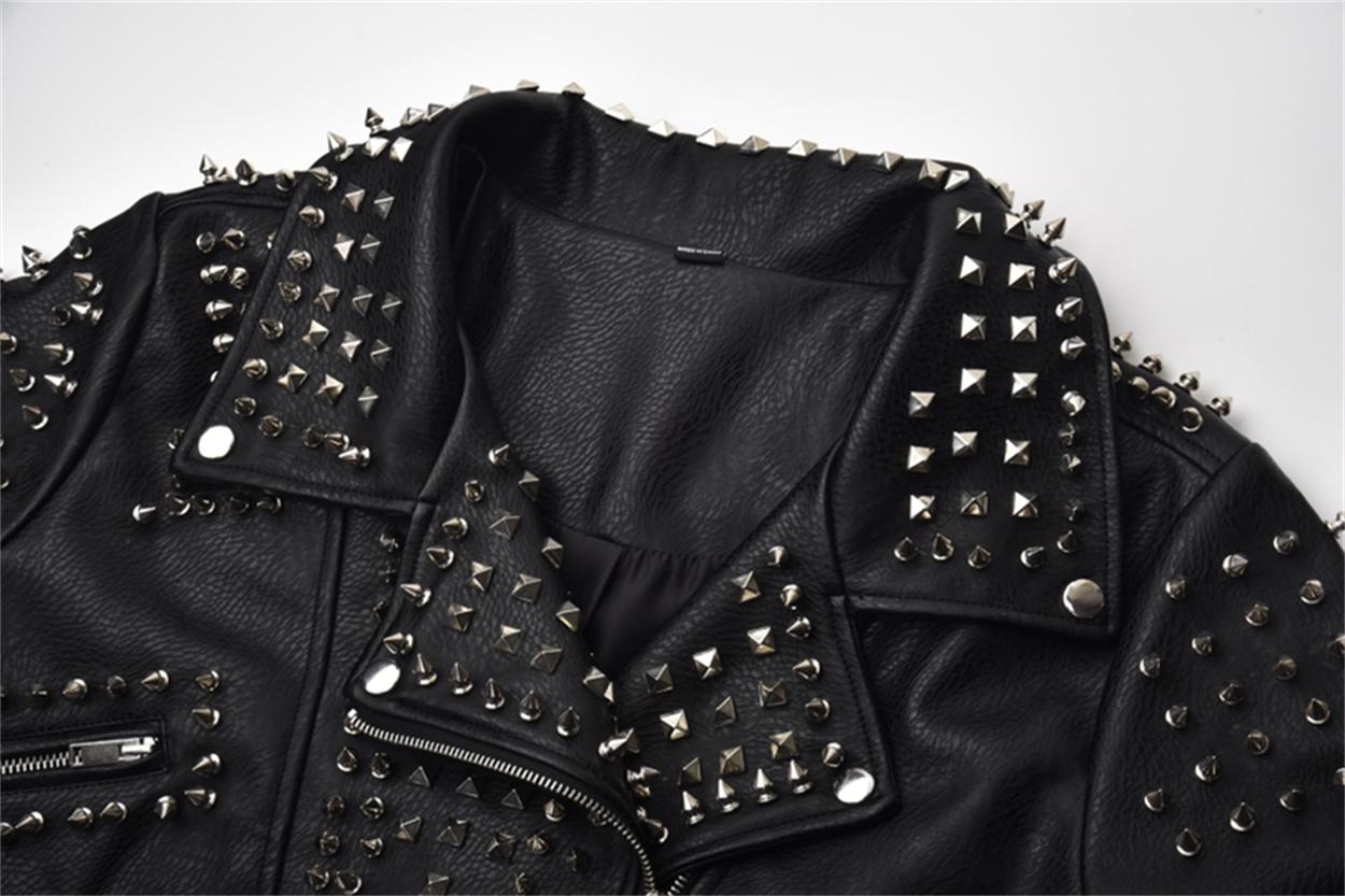 Underground Rock Studded Skeleton Jacket