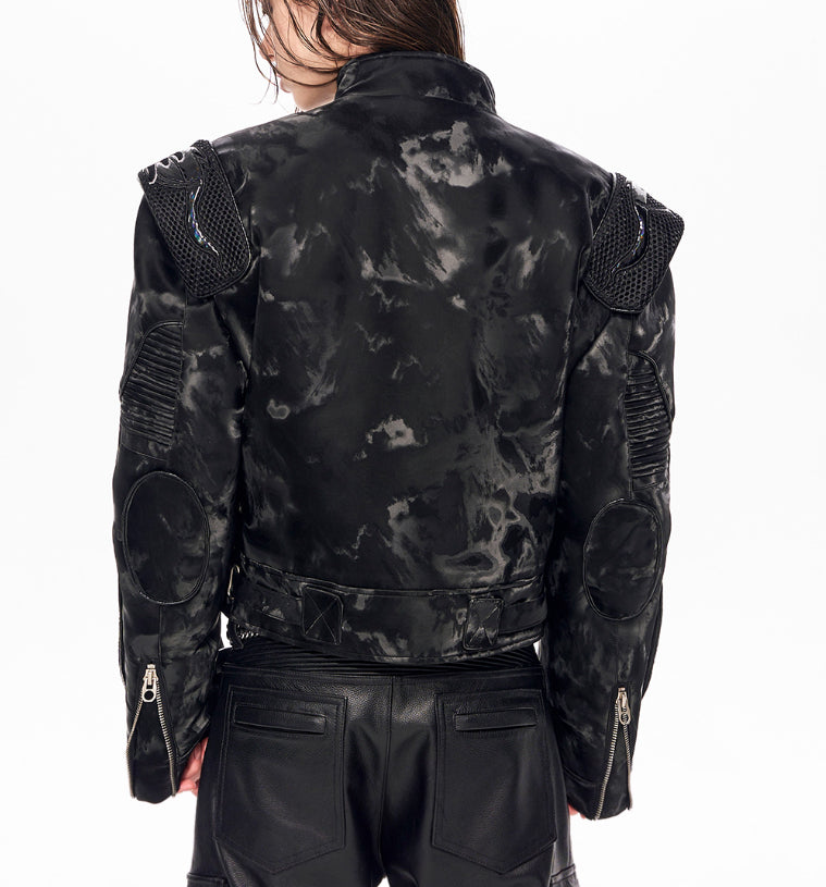 Y2K Cyber Punk Motorcycle Jacket