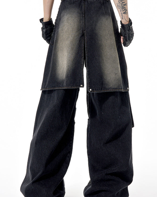Avant-Garde Deconstructed Slayer Baggy Jeans