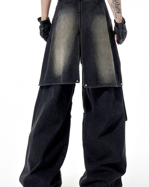 Avant-Garde Deconstructed Slayer Baggy Jeans