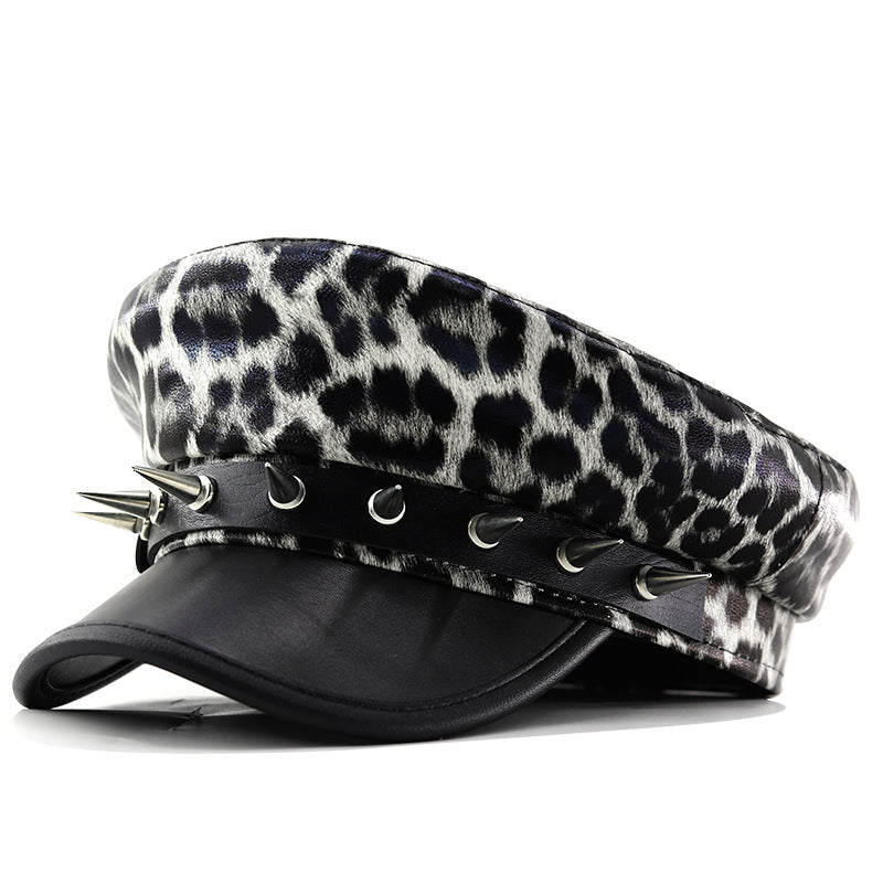 Wild Edge Y2K Leopard Luxe Statement Hat