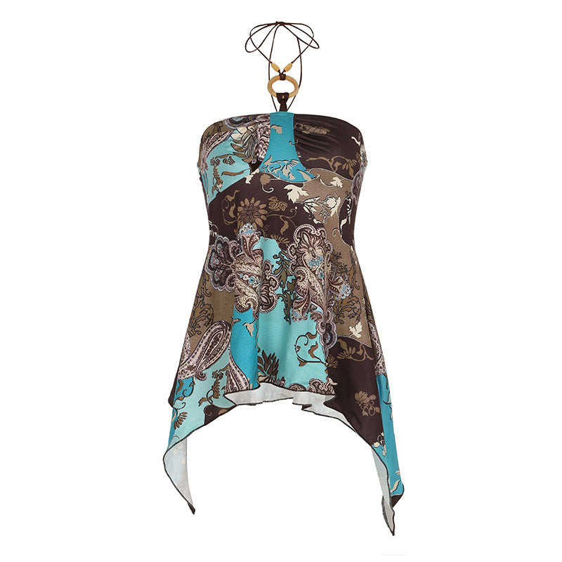 Bombshell Asymmetrical Backless Cami