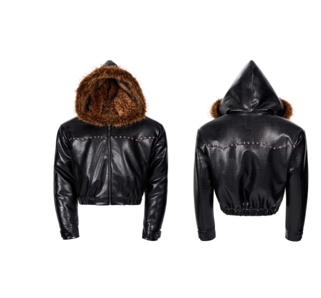 Opulent Faux Fur Power Jacket