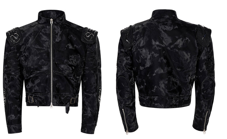 Y2K Cyber Punk Motorcycle Jacket