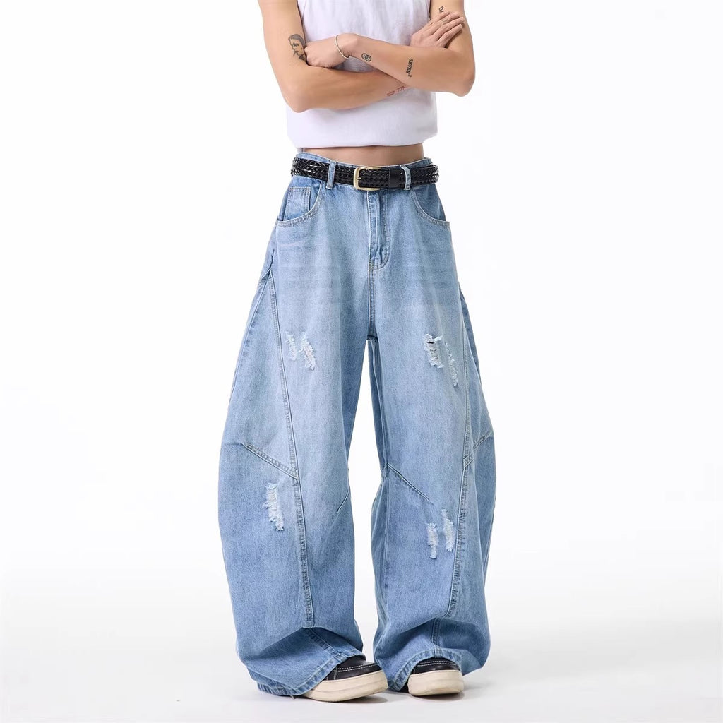 Classic Utility Barrel Denim Jeans