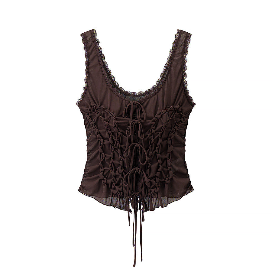 Regency Ruffle Pleated Cami Top