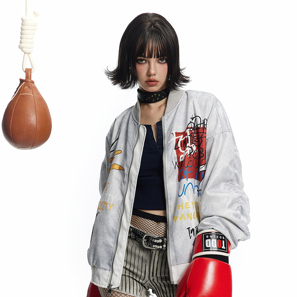 Urban Anarchy Graffiti Letter Pilot Jacket