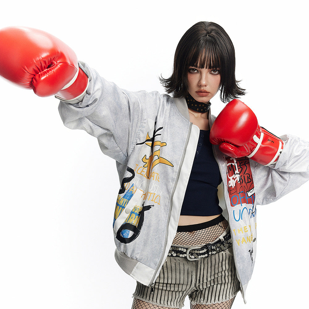 Urban Anarchy Graffiti Letter Pilot Jacket